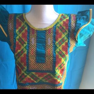 Mexican embroidered Blouse